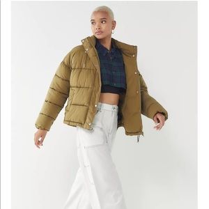 Urban Outfitters Mae Hooded Puffer Jacket